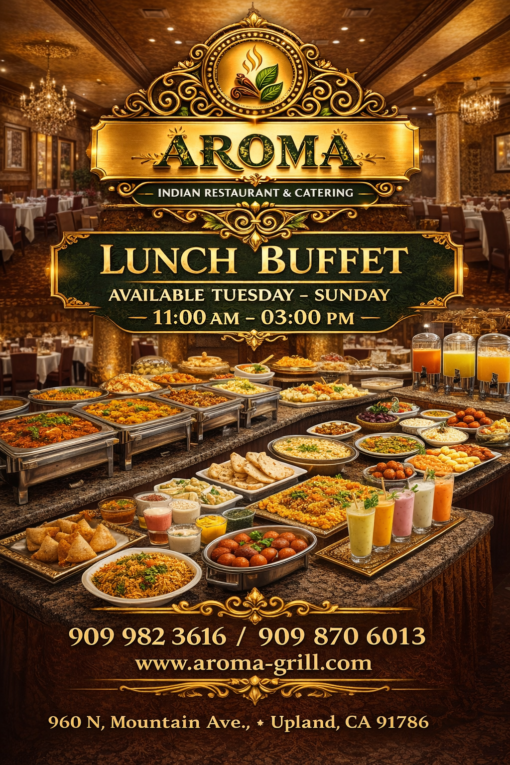 aroma lunch buffet