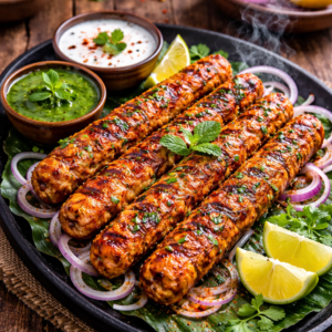chicken seekh kebab