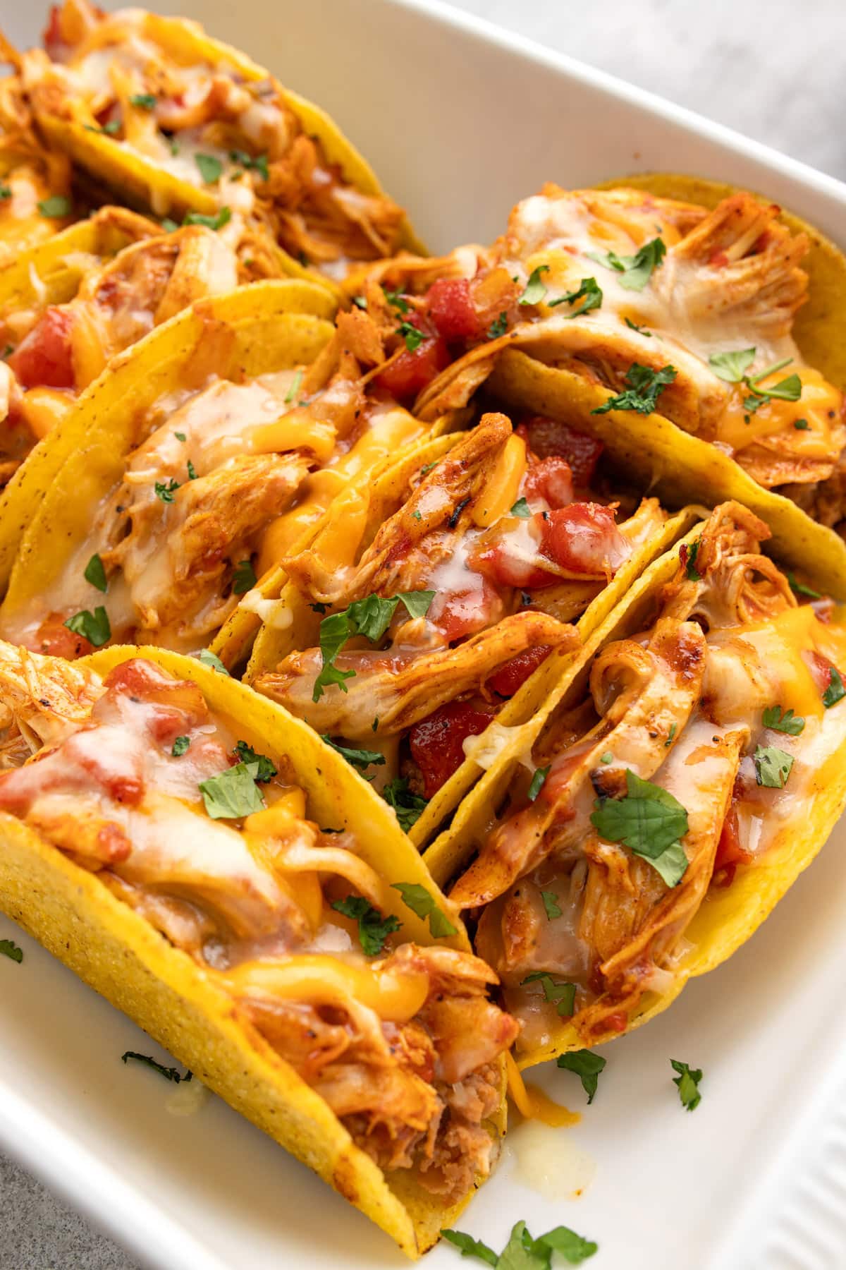cheesy baked chicken tacos 6